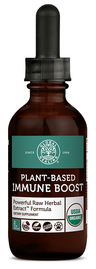 Plant-based immune boost bottle