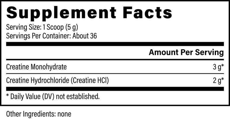 supplement facts!